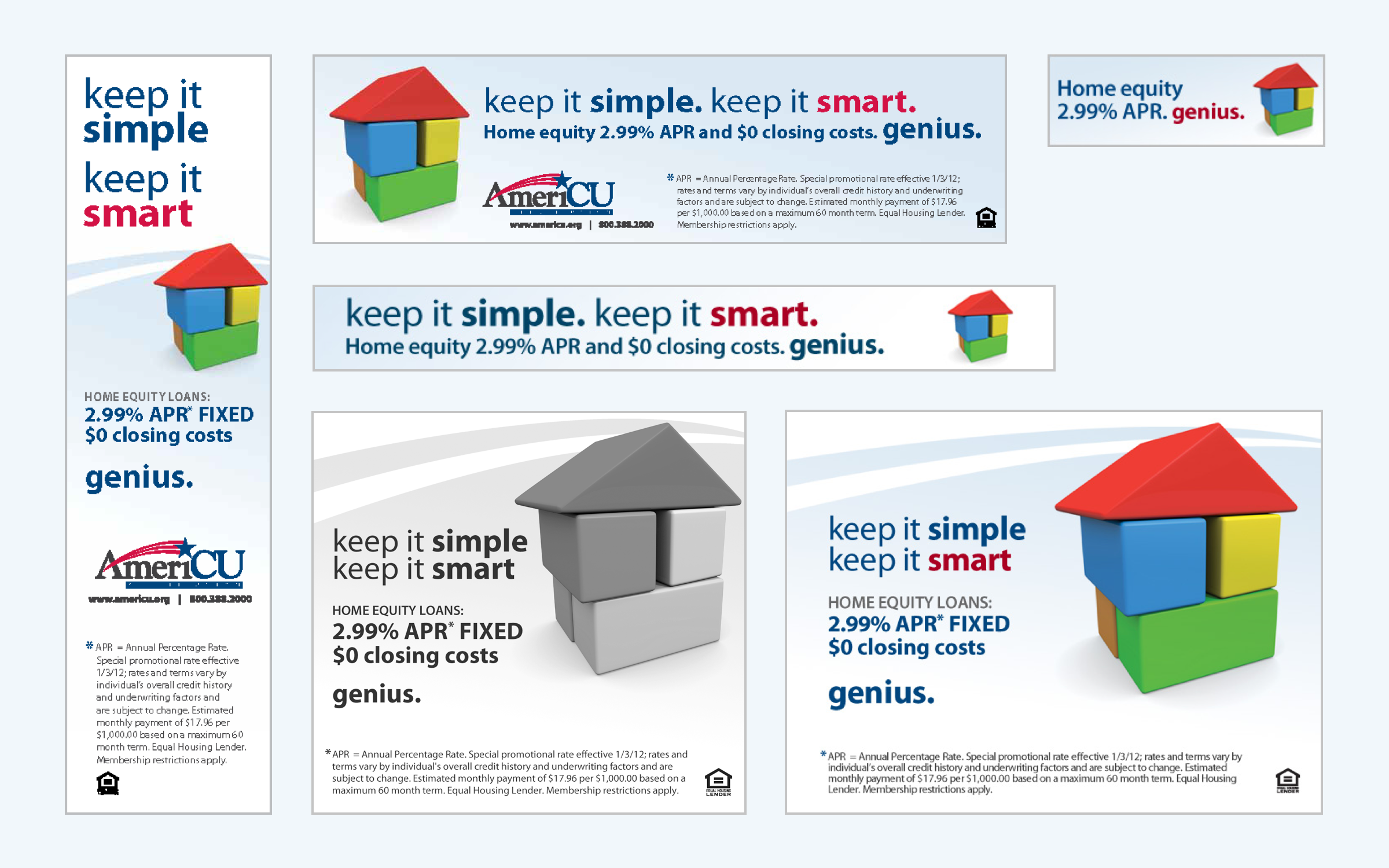 AmeriCU Home Equity Digital Ads